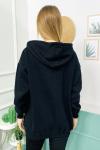 158894 Kapsonlu Fermuarli Sweatshirt